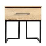 Тумба прикроватная с ящиком в стиле лофт Urban Style Space 2 варинант исполнения - 3 | Loft Concept в Краснодаре