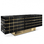 Дизайнерский комод в сочетании черного и золотого цвета Nubian варинант исполнения - 1 | Loft Concept в Краснодаре