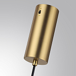 Подвесной светильник с плафоном в форме цилиндра из алебастра Cryptocrystalline Stone варинант исполнения - 4 | Loft Concept в Краснодаре