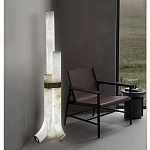 Торшер геометрический с тремя мраморными плафонами Marble Tripod варинант исполнения - 6 | Loft Concept в Краснодаре