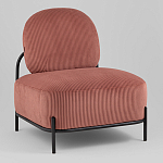 Кресло Стоун велюр рельефный коралловый варинант исполнения - 1 | Loft Concept в Краснодаре