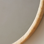 Зеркало круглое в раме из ротанга Wickerwork варинант исполнения - 2 | Loft Concept в Краснодаре