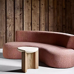 Дизайнерский журнальный стол полукруглой формы Pokun варинант исполнения - 4 | Loft Concept в Краснодаре