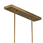 Люстра прямоугольная из толстого литого стекла Cast Glass варинант исполнения - 5 | Loft Concept в Краснодаре