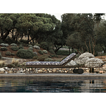 Шезлонг на металлическом каркасе с регулируемой спинкой GUELL Sunbed варинант исполнения - 9 | Loft Concept в Краснодаре