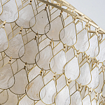 Люстра многоярусная с декором из натуральной морской ракушки Iridescent Light варинант исполнения - 9 | Loft Concept в Краснодаре