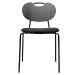 Стул с мягким сиденьем черный Stool Loft Black варинант исполнения - 1 | Loft Concept в Краснодаре