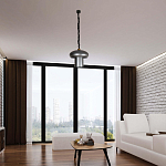 Подвесной светильник с серым металлическим плафоном Capability варинант исполнения - 2 | Loft Concept в Краснодаре