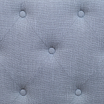 Изголовье кровати серое с мягкой обивкой из рогожки Emma Headboard варинант исполнения - 3 | Loft Concept в Краснодаре