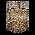 Люстра хрустальная в неоклассическом стиле на золотистом каркасе Majesty варинант исполнения - 4 | Loft Concept в Краснодаре