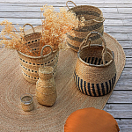 Корзина из плетеного морского тростника Leta Wicker Basket варинант исполнения - 5 | Loft Concept в Краснодаре