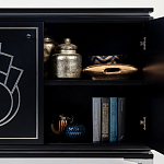 Черный комод в стиле арт-деко Luciano варинант исполнения - 8 | Loft Concept в Краснодаре