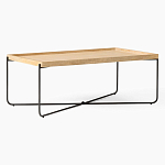 Журнальный стол с прямоугольной деревянной столешницей Urban Style Space варинант исполнения - 1 | Loft Concept в Краснодаре