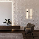 Гипсовая 3D Панель D-01 варинант исполнения - 1 | Loft Concept в Краснодаре