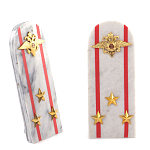 Сувенир Погон МВД из натурального камня мрамор Souvenir Epaulets варинант исполнения - 7 | Loft Concept в Краснодаре