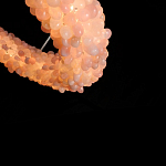 Люстра кольцевая с частичками натурального горного хрусталя Crystal Shimmer варинант исполнения - 4 | Loft Concept в Краснодаре