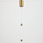 Подвесной светильник в форме цилиндра Trumpet Tube Brass варинант исполнения - 3 | Loft Concept в Краснодаре