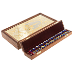 Нарды настольные из натурального камня лазурит и долерит Backgammon from Stone варинант исполнения - 4 | Loft Concept в Краснодаре