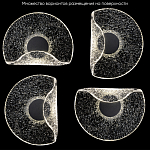 Бра из текстурированного прозрачного стекла с изогнутым краем Textured Glass  варинант исполнения - 6 | Loft Concept в Краснодаре