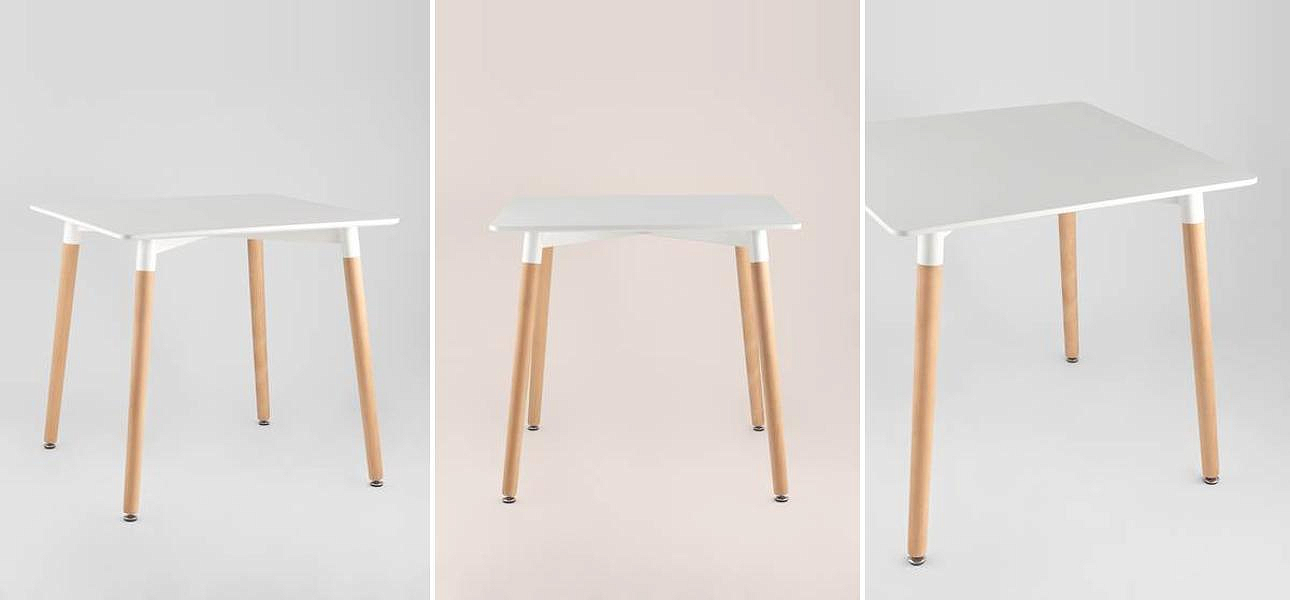 Стол обеденный Hoffman Collection квадратный №1 Стол обеденный Hoffman Collection квадратный №1 - Loft-Concept в Краснодаре