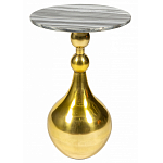 Кофейный столик с мраморной столешницей Sleeve Arabia варинант исполнения - 1 | Loft Concept в Краснодаре