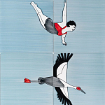 Плитка с узором Аист варинант исполнения - 3 | Loft Concept в Краснодаре