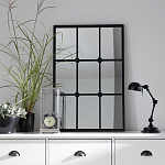 Зеркало-окно Rect Black 90 варинант исполнения - 2 | Loft Concept в Краснодаре