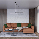 Торшер черного цвета с круглым основанием и вытянутым поворотным плафоном Trumpet tube варинант исполнения - 4 | Loft Concept в Краснодаре