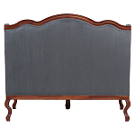 Диван двухместный из натурального бука цвета антрацит Solid Luxury варинант исполнения - 2 | Loft Concept в Краснодаре