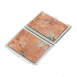 Портсигар с газовой зажигалкой из натурального камня Пегматит Stone Cigarettes Cases варинант исполнения - 2 | Loft Concept в Краснодаре