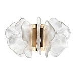 Бра с крупными прозрачными лепестками с рельефной поверхностью Ethereal Bloom варинант исполнения - 1 | Loft Concept в Краснодаре