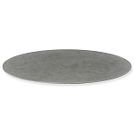 Стол обеденный с серой овальной столешницей из керамики на четырех деревянных ножках Gray Ceramics варинант исполнения - 3 | Loft Concept в Краснодаре