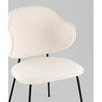 Стул Bellamy букле молочный варинант исполнения - 2 | Loft Concept в Краснодаре