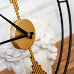 Часы настенные круглые из металла Mirror Tower Clock варинант исполнения - 2 | Loft Concept в Краснодаре