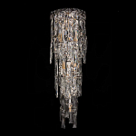 Бра с каскадом из прозрачного хрусталя и корпусом из металла цвета хром Constant Sparks варинант исполнения - 8 | Loft Concept в Краснодаре