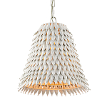 Подвесной светильник белый металлический в форме колокола White Natural Lines варинант исполнения - 2 | Loft Concept в Краснодаре