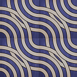 Дизайнерская плитка с узором Круги  варинант исполнения - 1 | Loft Concept в Краснодаре