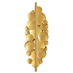 Бра светодиодное из многослойных золотых дисков Metal Disc Chandelier варинант исполнения - 2 | Loft Concept в Краснодаре