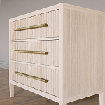 Комод Primo с 3 выдвижными ящиками Светлый дуб варинант исполнения - 2 | Loft Concept в Краснодаре
