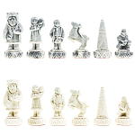 Шахматы Северные народы в ларце из натурального бука Decorative Thematic Chess варинант исполнения - 5 | Loft Concept в Краснодаре