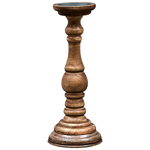 Деревянный подсвечник 36 см