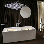 Люстра подвесная с тонкой металлической конструкцией цвета хром Quasar варинант исполнения - 8 | Loft Concept в Краснодаре