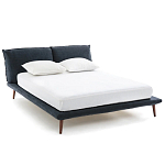 Двуспальная кровать с мягким изголовьем Daniel Bed варинант исполнения - 1 | Loft Concept в Краснодаре