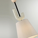 Подвесной светильник с бежевым тканевым плафоном Flourish варинант исполнения - 4 | Loft Concept в Краснодаре