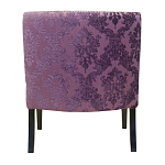 Полукресло с мягкой обивкой из жаккарда на 4-х ножках из массива березы Baroque Armchair violet варинант исполнения - 2 | Loft Concept в Краснодаре