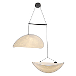 Подвесной светильник с белыми плафонами в форме облака Диаметр 60+60 см Cloud Junction варинант исполнения - 1 | Loft Concept в Краснодаре