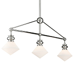 Люстра линейная с ромбовидными плафонами Pointed Diamond Shade варинант исполнения - 2 | Loft Concept в Краснодаре