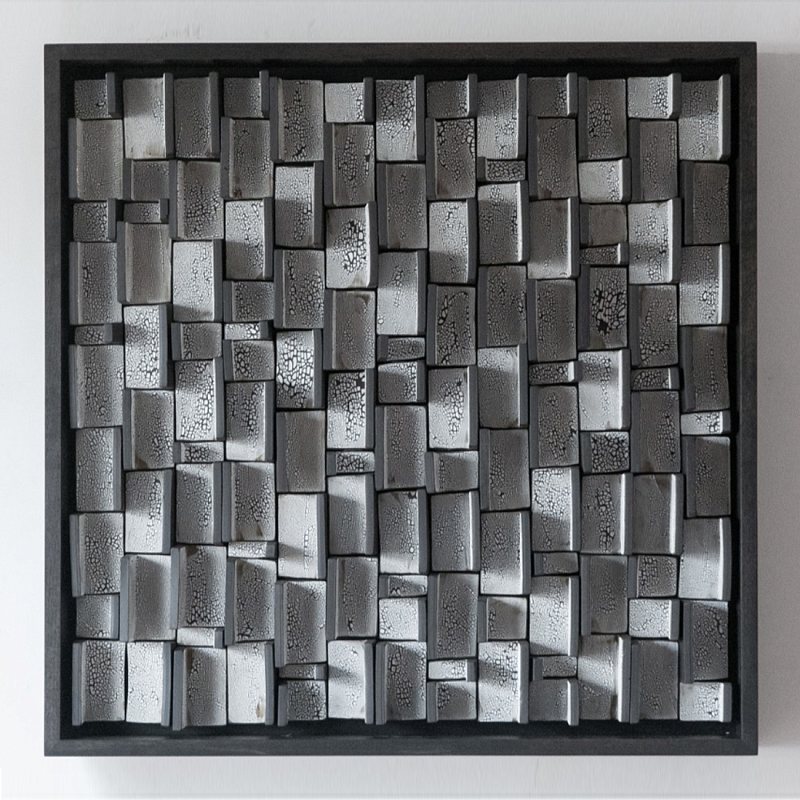 Абстрактное Объемное Панно Industrial panel Travers Coals Серый в Краснодаре | Loft Concept 
