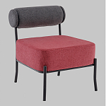 Кресло Ponpoun тёмно-серый бордо варинант исполнения - 1 | Loft Concept в Краснодаре