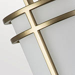 Бра с геометрическим каркасом и матовым белым цилиндрическим плафоном Feiss варинант исполнения - 2 | Loft Concept в Краснодаре